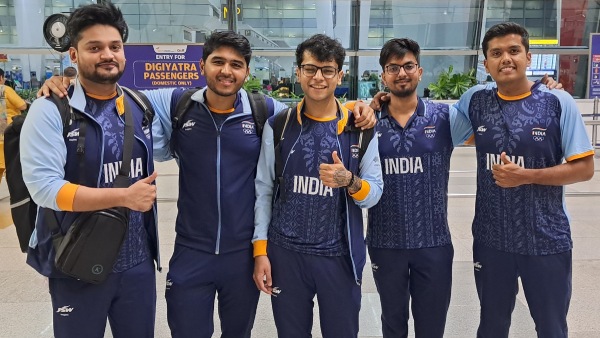 Indias DOTA 2 team for Asian Games 2023 (Image Courtesy: Esports Federation of India - ESFI)