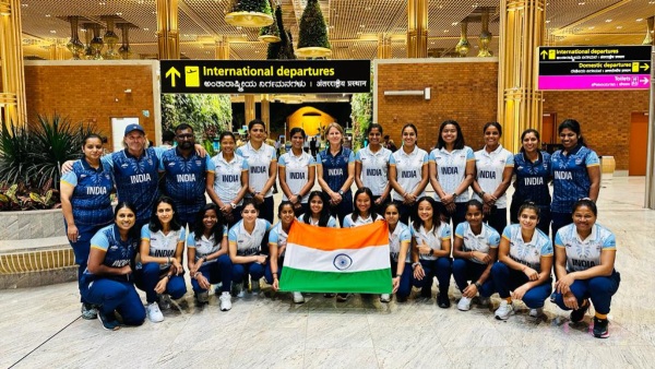 Indian Womens Hockey Team Depart For Hangzhou to compete in Asian Games 2023