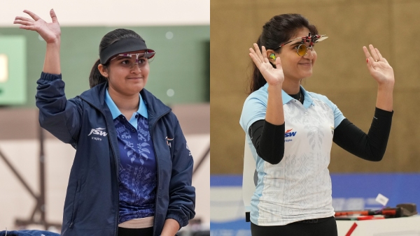 Palak and Esha Singh win gold and silver in 10m Airt Pistol event at Asian Games 2023