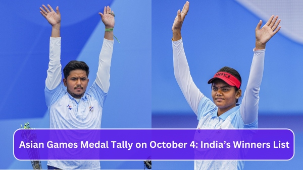 Asian Games 2023 Indian Medal Tally on October 4