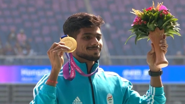 Shailesh Kumar bagged gold in mens high jump T63 event at the Para Asian Games 2023