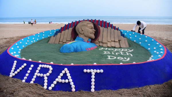 Virat Kohlis Birthday Sandart