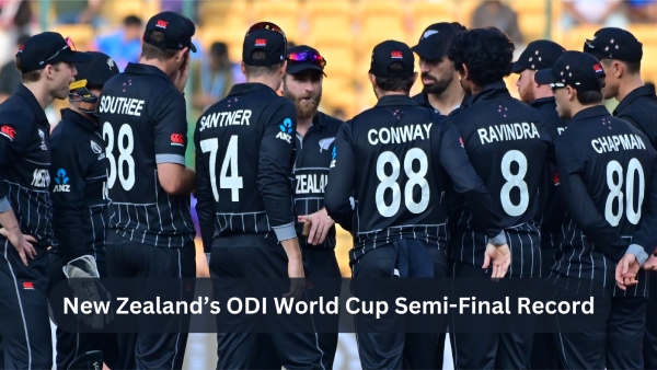 New Zealands ODI World Cup Semi-Final Record