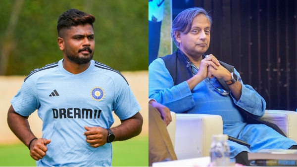 Sanju Samson and Sashi Tharoor