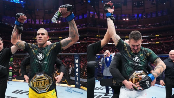 Alex Pereira and Tom Aspinall - Meet the two new champions crowned at UFC 295 (Image: GettyImages via UFC Media)