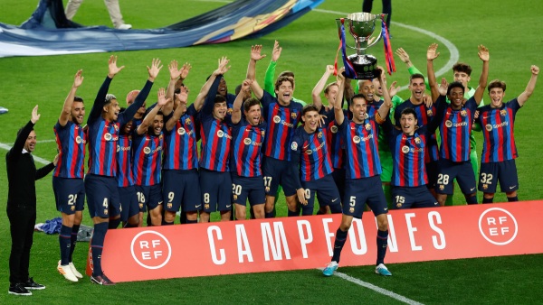 Barcelona crowned La Liga champions in 2023