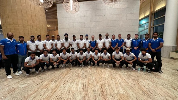 India mens hockey team before departure to 5 Nations Tournament Valencia 2023