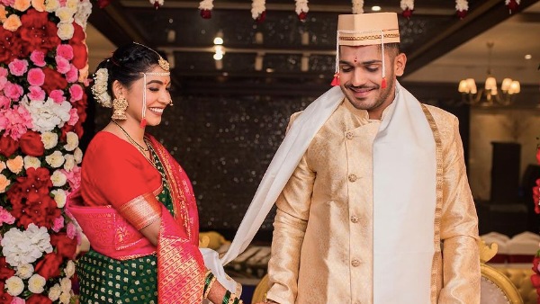 csk-star-tushar-deshpande-marries-nabha-gaddamwar-all-you-need-to-know-about-his-school-crush
