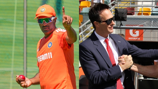 R Ashwin and Michael Vaughan