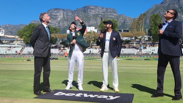 India vs South Africa 2nd Test Toss (Image: BCCI)