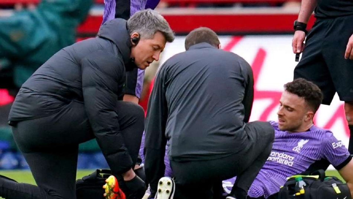 Liverpool’s Diogo Jota has been ruled out for months (Adam Davy/PA)