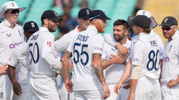 England celebrate