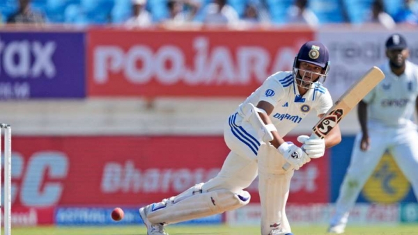 Yashasvi Jaiswal returned to pile on Indias lead on day four of Rajkot Test