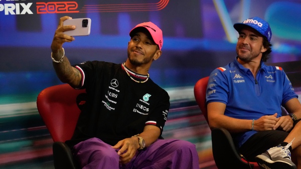 Fernando Alonso and Lewis Hamilton