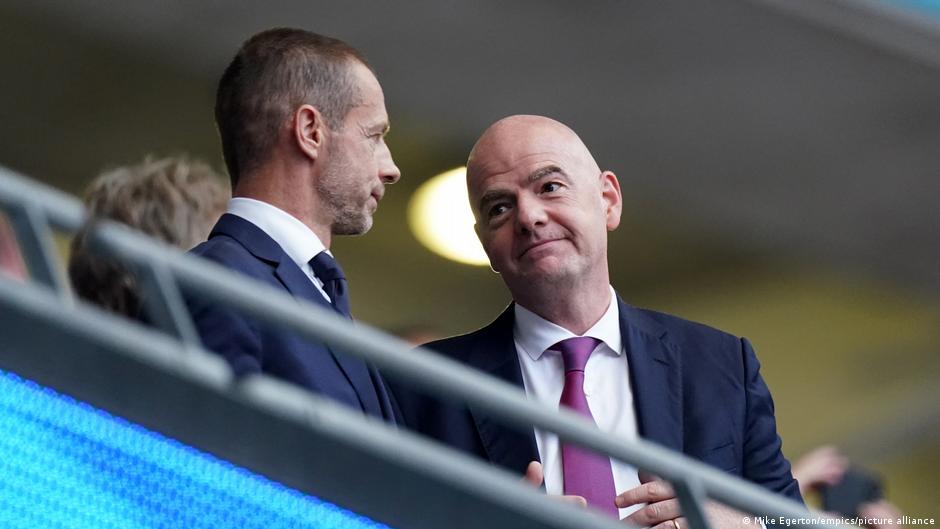 UEFAs Aleksander Ceferin and FIFA boss Gianni Infantino both came to power following footballs 2015 corruption scandal