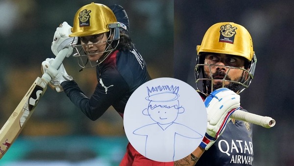  Smriti Mandhana sketches hilarious portrait of Virat Kohli