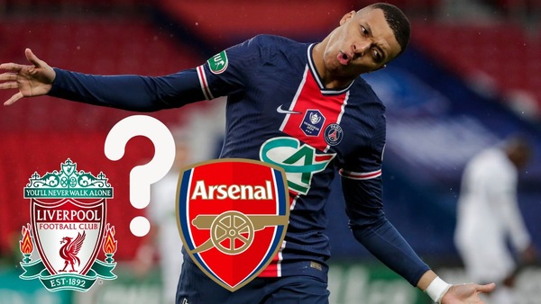 Kylian Mbappe to Arsenal or Liverpool