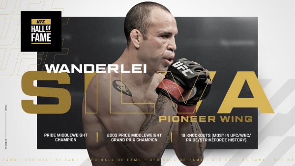 Wanderlei Silva inducted into UFC Hall Of Fame Pioneers Wing