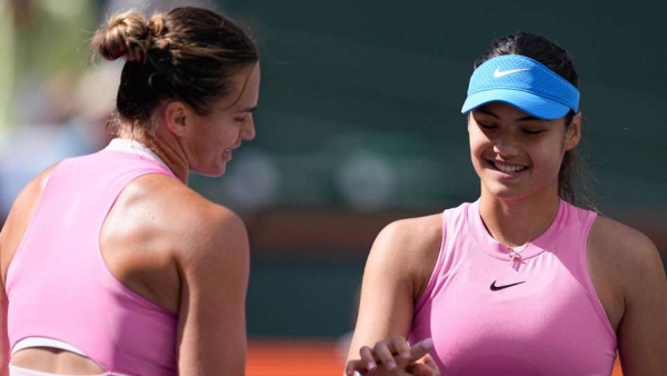 Emma Raducanu loses to Aryna Sabalenka at Indian Wells