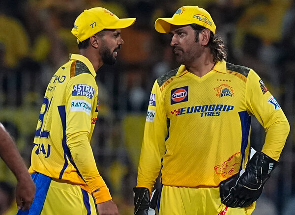 MS Dhoni Ruturaj Gaikwad MS Dhoni Ruturaj Gaikwad