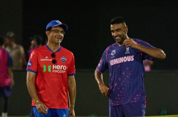 Ravichandran Ashwin and Sourav Ganguly