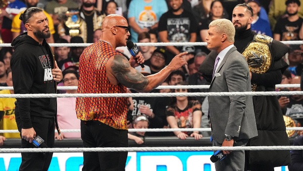 Main event segment on SmackDown image courtesy WWE