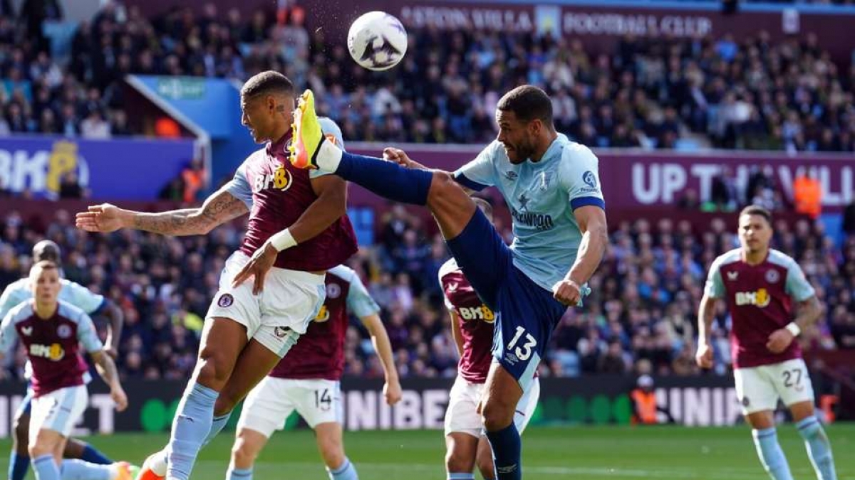 Brentford s Mathias Jorgensen right