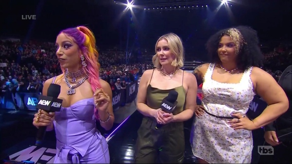 Mercedes Mone on AEW Dynamite image courtesy X