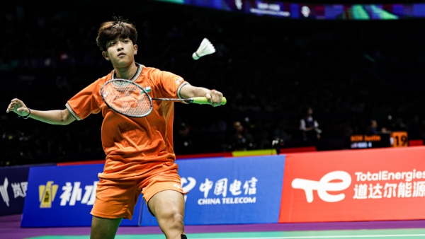 Ashmita Chaliha in action against Michelle Li of Canada at BWF Thomas amp amp Uber Cup Finals 2024 Image Credit Badminton Photo