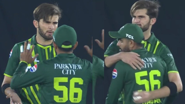 Babar Azam Shaheen Afridi Hug