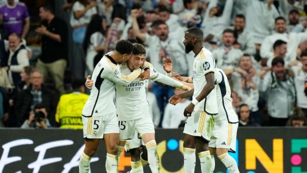 Real Madrid celebrate