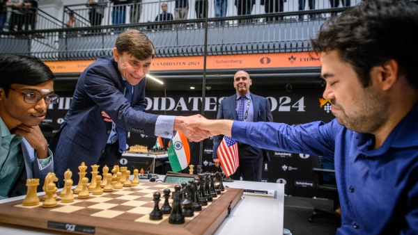 R Praggnanandhaa lost to Hiraku Nakamura