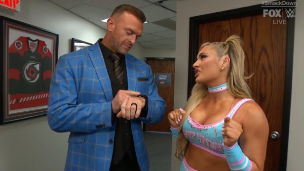 Tiffany Stratton got a title match at Backlash image courtesy X Tiffany Stratton got a title match at Backlash image courtesy X