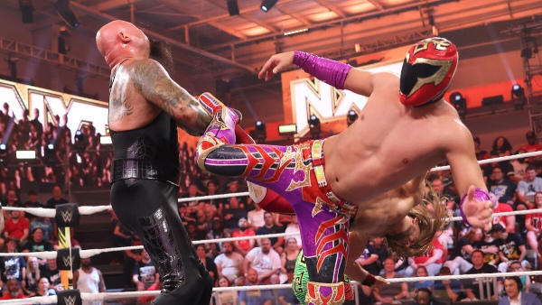 Axiom and Nathan Frazer on NXT image courtesy WWE com