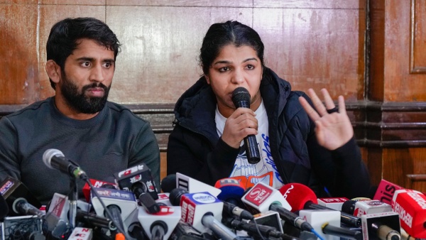 Bajrang Punia and Sakshi Malik Bajrang Punia and Sakshi Malik