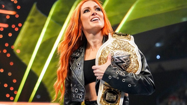 Becky Lynch on Raw image courtesy WWE