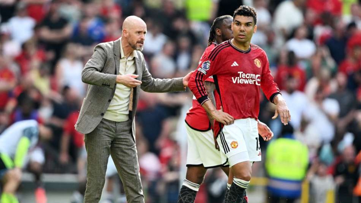 Erik ten Hag and Casemiro