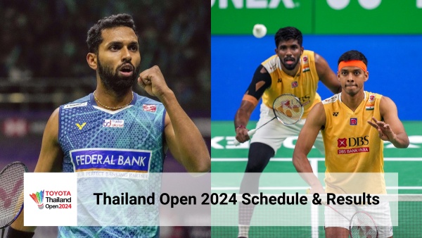 Thailand Open 2024 schedule and results