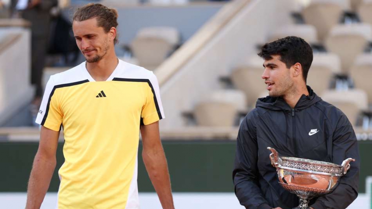 Carlos Alcaraz and Alexander Zverev