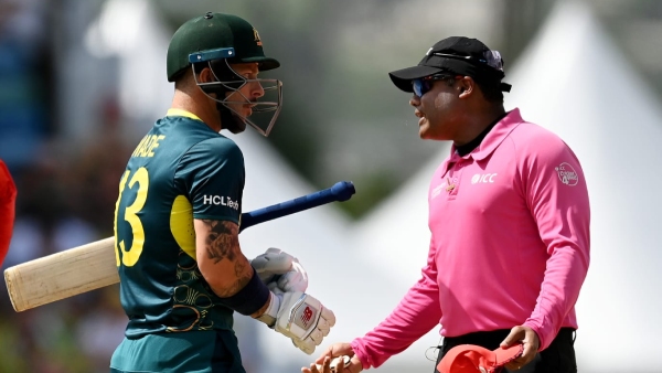 Matthew Wade Reprimanded by ICC for Showing Dissent At Umpire Nitin Menon During England Match