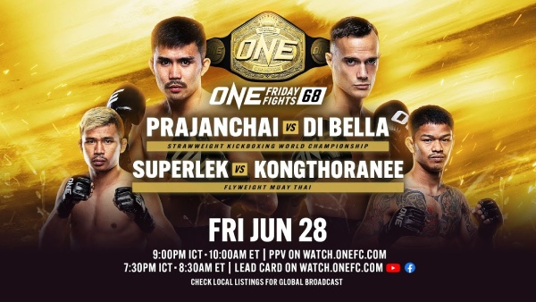 ONE Friday Fights 68 live streaming telecast and card details