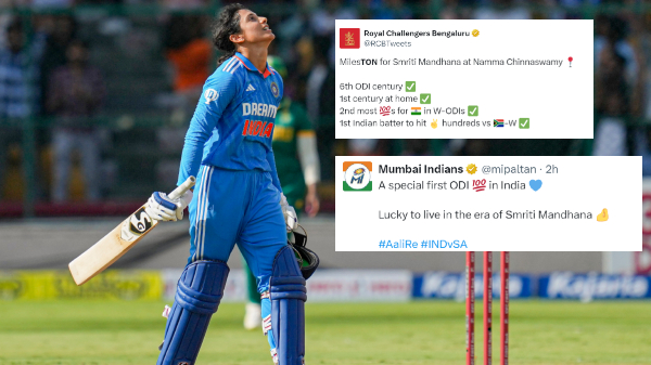 Smriti Mandhana Century Twitter Reaction