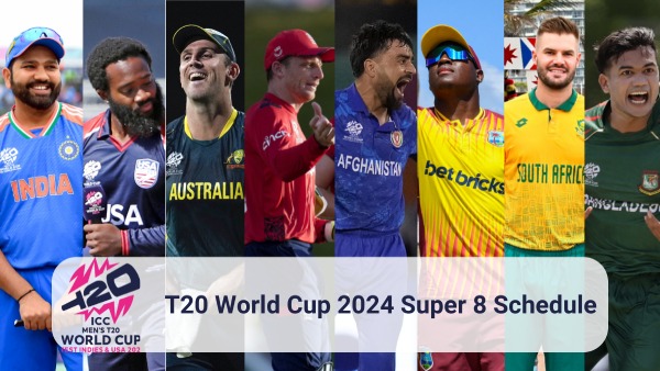 T20 World Cup 2024 Super 8 Schedule T20 World Cup 2024 Super 8 Schedule