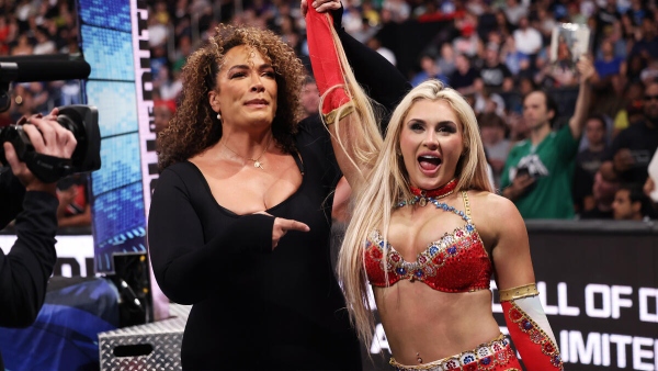 Tiffany Stratton heading into Money in the Bank image courtesy WWE com