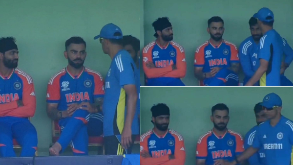 Virat Kohli and Rahul Dravid