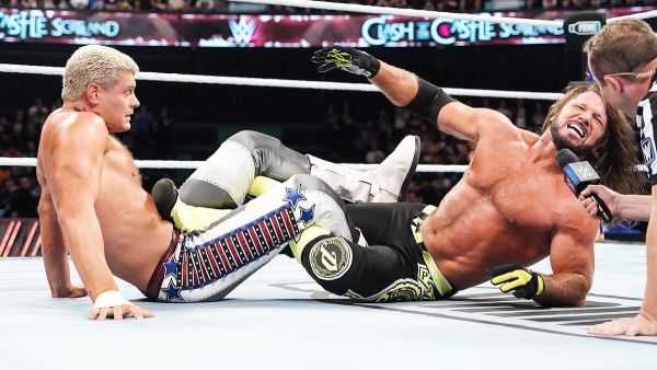 I Quit match at Clash at the Castle image courtesy WWE