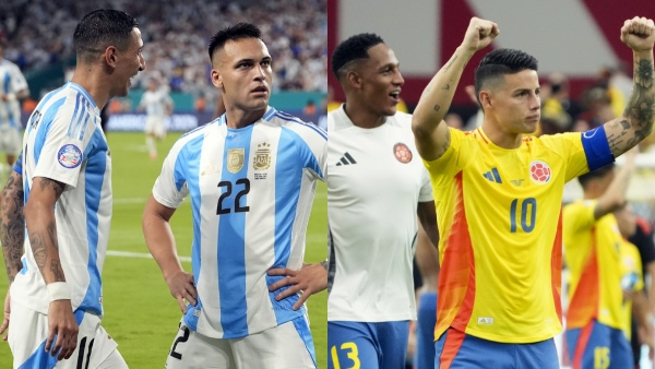Argentina and Colombia Copa America record ahead of Copa America 2024 Final