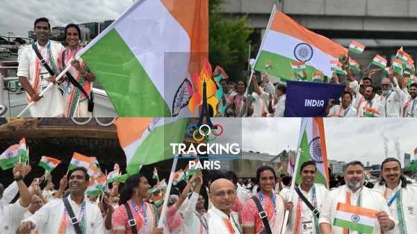India at Paris Olympics Opening Ceremony
