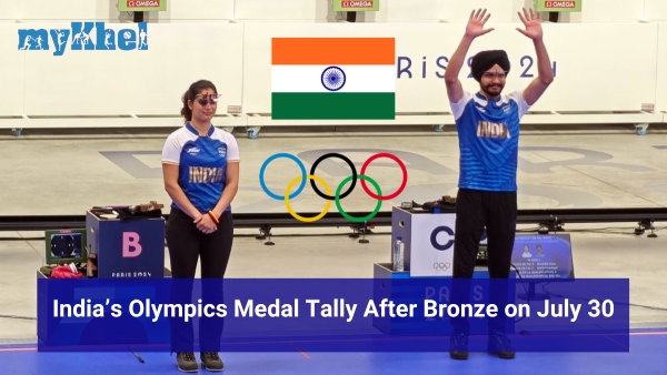 India s Olympics Medal Tally after bronze in shooting at Paris 2024 on July 30