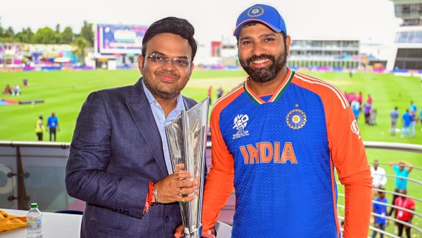 Jay Shah and Rohit Sharma
